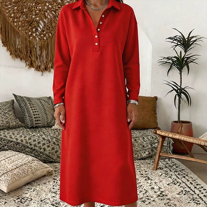 ✨👗Vestido de moletom de tricô de manga comprida para mulheres