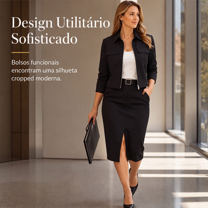 ✨👗Conjunto de saia de 2 peças para mulheres