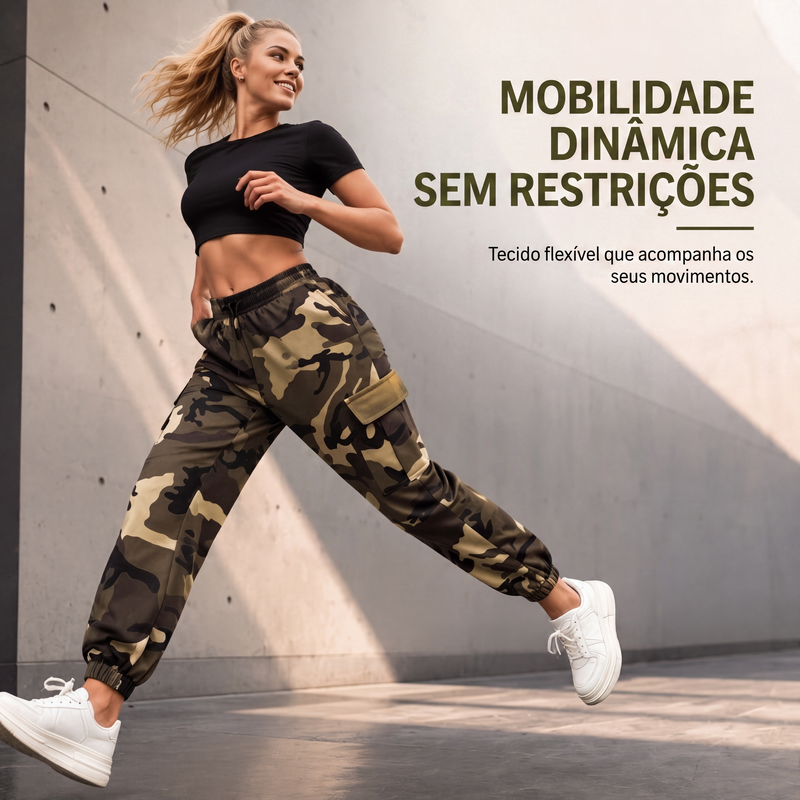 ✨Calças cargo femininas, calças de moletom leves para atividades ao ar livre
