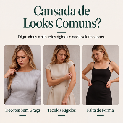 ✨👗Vestido curto de manga comprida com decote quadrado para mulher