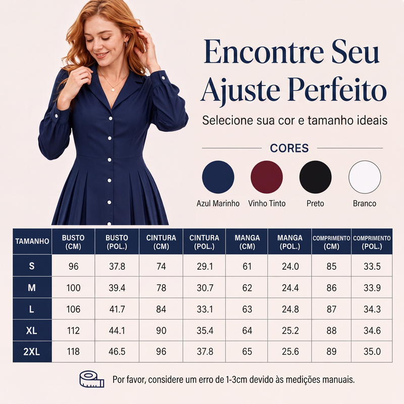 ✨👗Vestido Blazer Plissado de Manga Comprida para Mulher