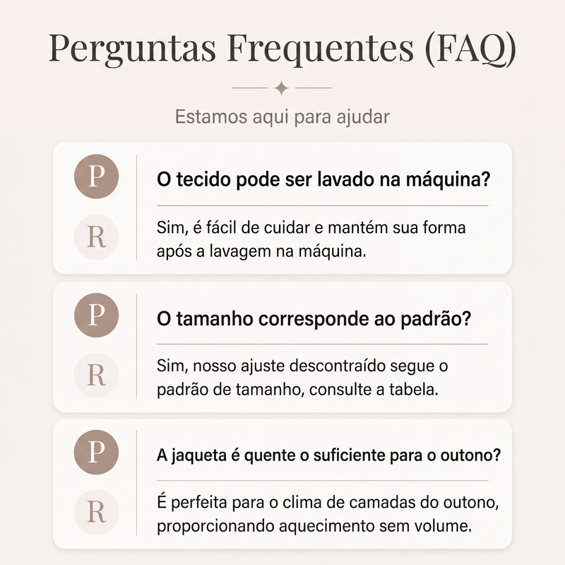 ✨👚Jaqueta feminina texturizada com zíper e gola de beisebol