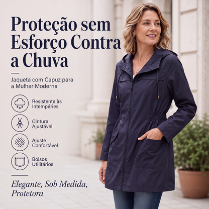 ✨👚Jaqueta feminina elegante resistente à água