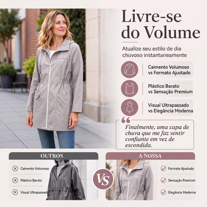 ✨👚Jaqueta feminina elegante resistente à água