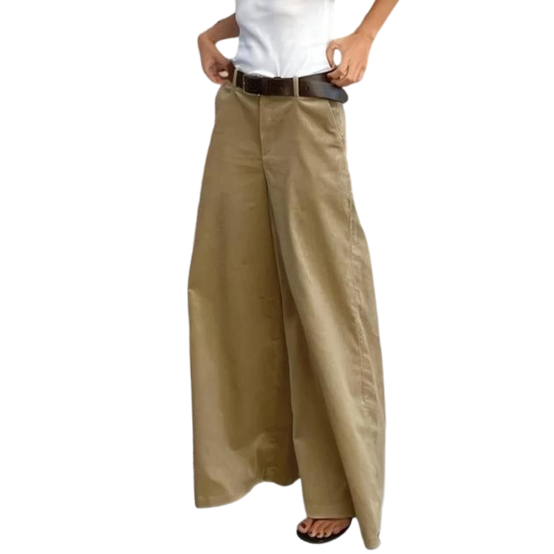 ✨👗Calças casuais de perna larga para mulheres