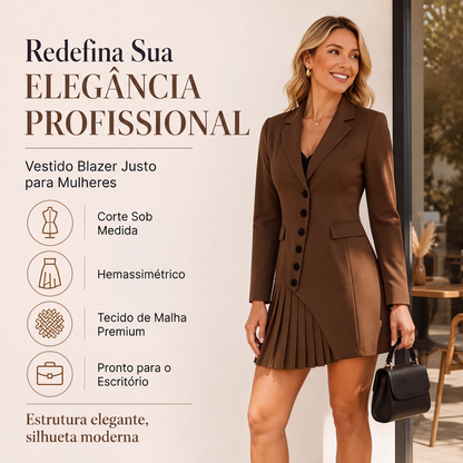 ✨👗Vestido Blazer Elegante Feminino