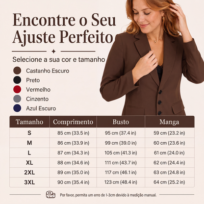 ✨👗Vestido Blazer Elegante Feminino