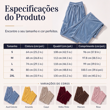 ✨Calças casuais femininas de corte relaxado com cordão