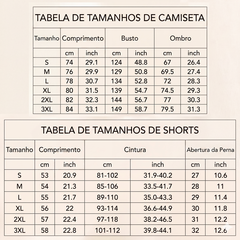 Conjunto de camiseta e shorts com estampa camuflada masculino