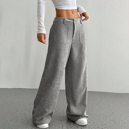 Women's Casual Loose-Fit High-Waisted Pants