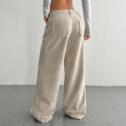 Women's Casual Loose-Fit High-Waisted Pants