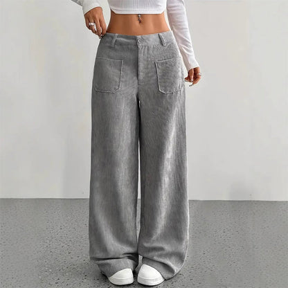 Women's Casual Loose-Fit High-Waisted Pants