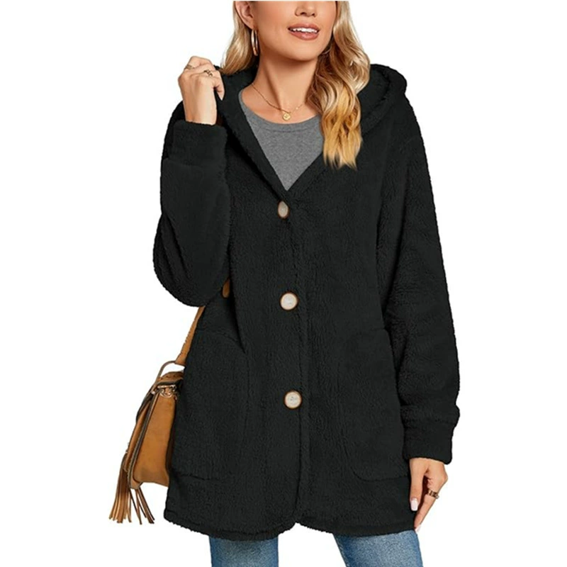✨👚Jaqueta com capuz aconchegante e quente para mulheres