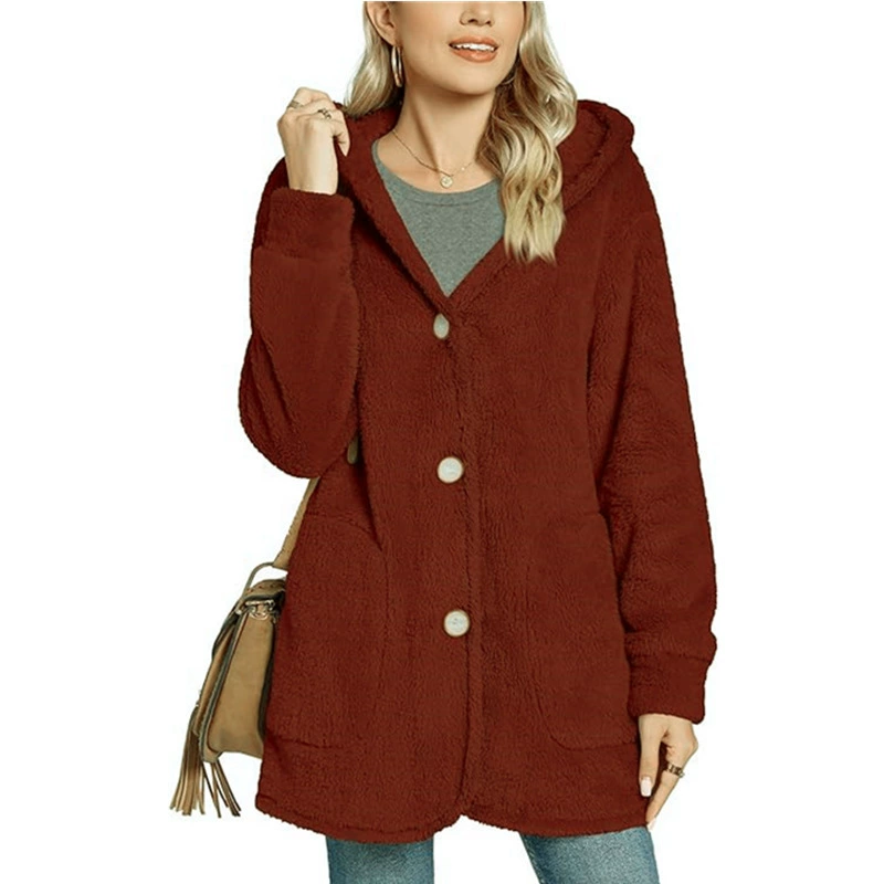 ✨👚Jaqueta com capuz aconchegante e quente para mulheres