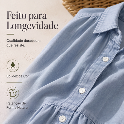 ✨👗Vestido longo de conforto sem esforço