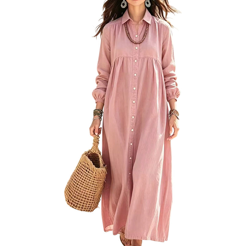 ✨👗Vestido longo de conforto sem esforço