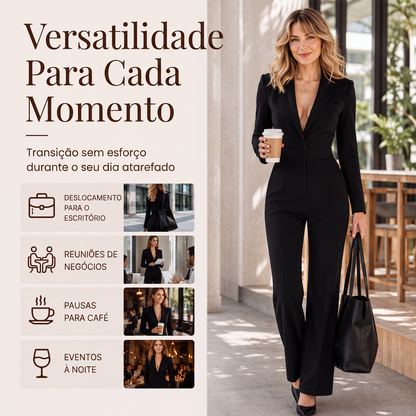✨👗Macacão Blazer Elegante Feminino