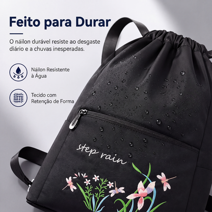 ✨Mochila de cordão vintage dobrável para mulheres