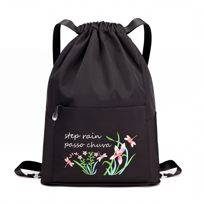 ✨Mochila de cordão vintage dobrável para mulheres