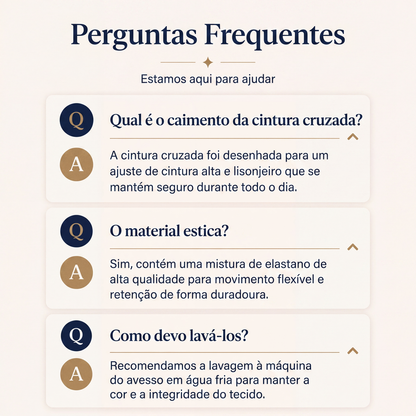 ✨Calças jeans assimétricas com cós cruzado de cintura alta para mulher