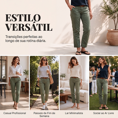 ✨Calças cargo casuais retas para mulheres