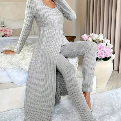 ✨👗Conjunto de 2 peças de moda casual para mulher