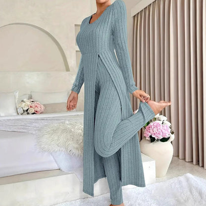 ✨👗Conjunto de 2 peças de moda casual para mulher