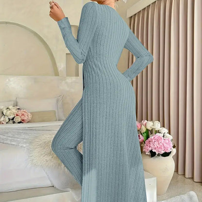✨👗Conjunto de 2 peças de moda casual para mulher