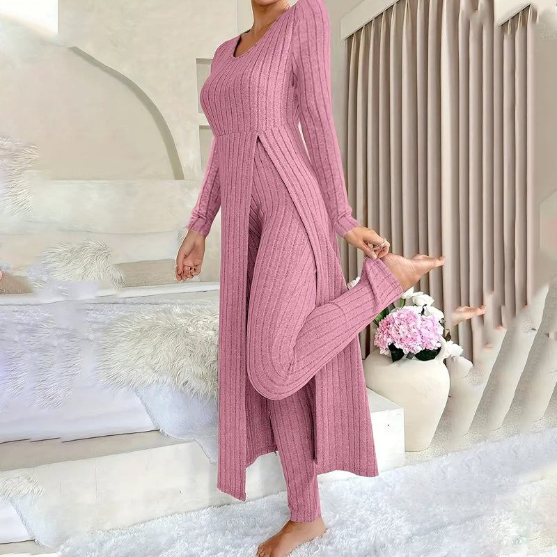 ✨👗Conjunto de 2 peças de moda casual para mulher