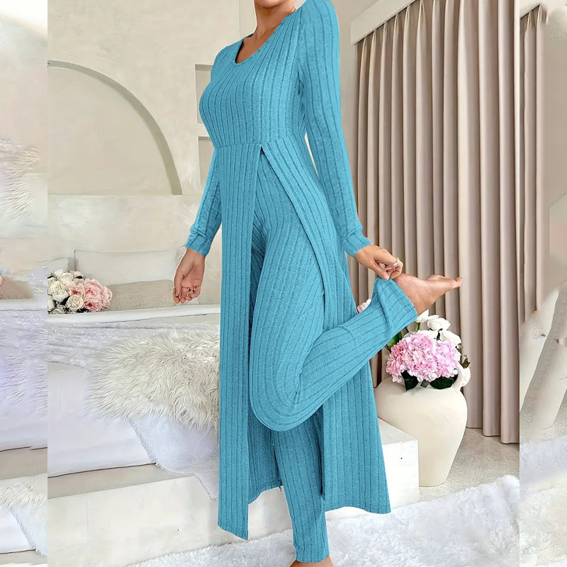 ✨👗Conjunto de 2 peças de moda casual para mulher