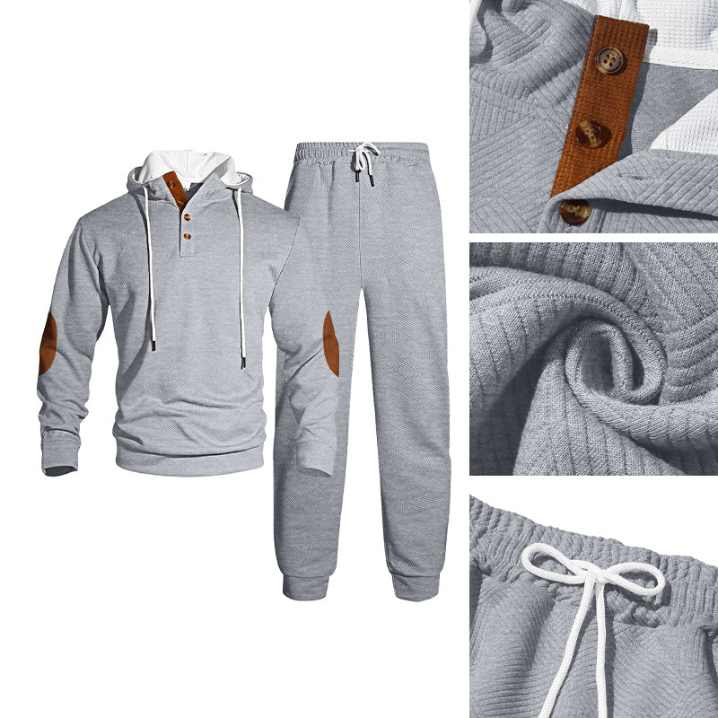 ✨Conjunto de agasalho com capuz casual para homem