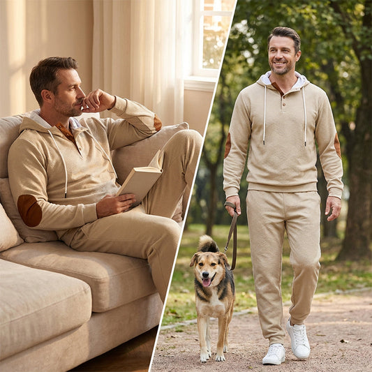 ✨Conjunto de agasalho com capuz casual para homem