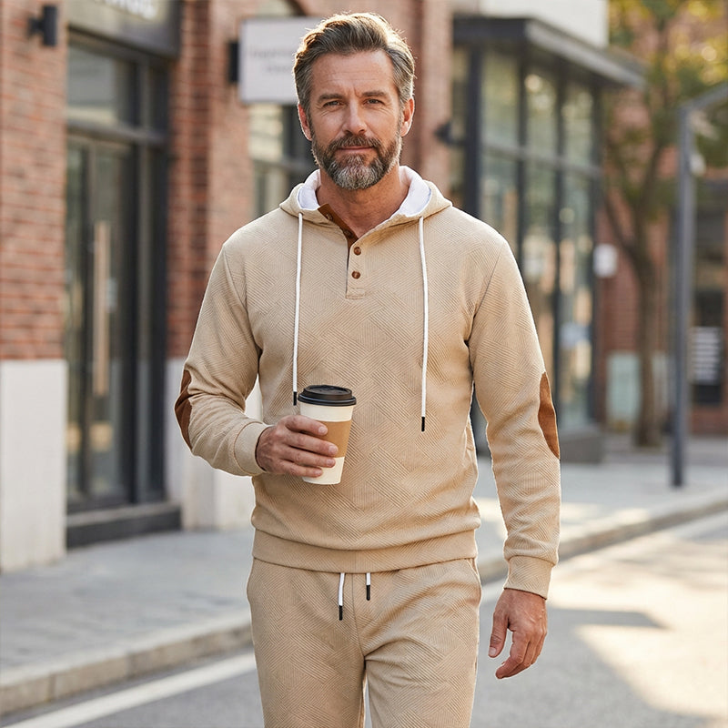 ✨Conjunto de agasalho com capuz casual para homem