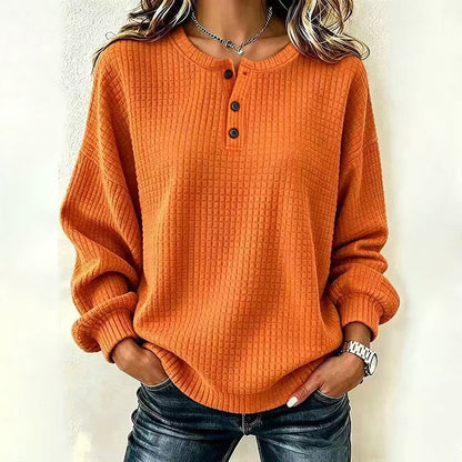 ✨👚Moletom masculino casual de trama waffle