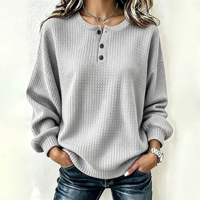 ✨👚Moletom masculino casual de trama waffle