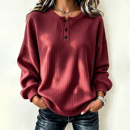 ✨👚Moletom masculino casual de trama waffle