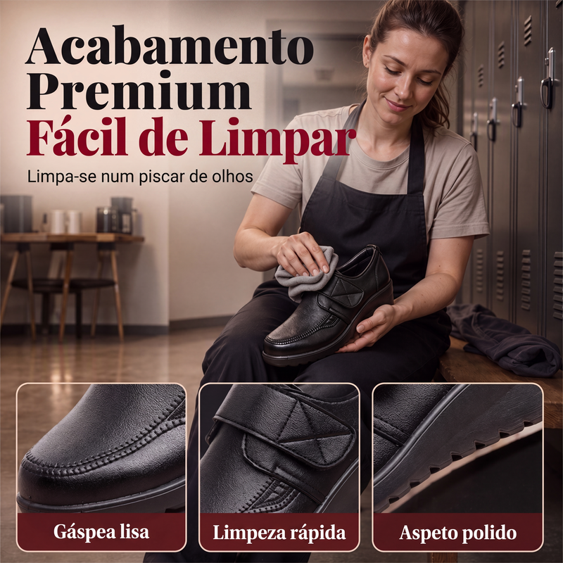 ✨Sapatos de trabalho confortáveis e impermeáveis