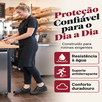 ✨Sapatos de trabalho confortáveis e impermeáveis