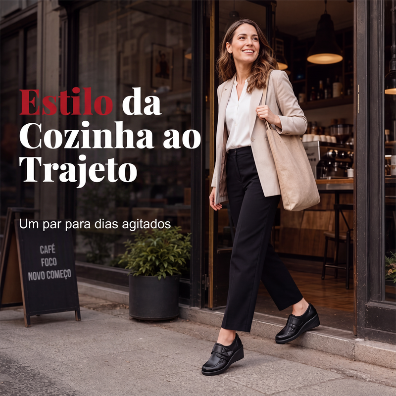 ✨Sapatos de trabalho confortáveis e impermeáveis