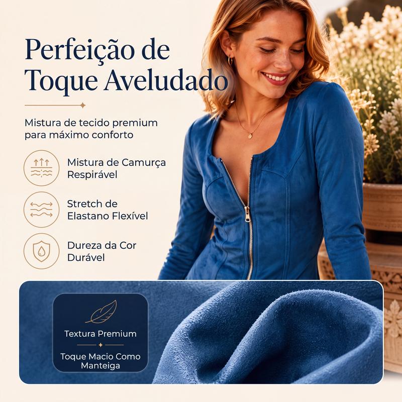 ✨👗Vestido de franja com meio zíper e corte justo para mulher