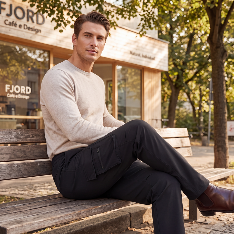 ✨Calças cargo masculinas para atividades ao ar livre com vários bolsos