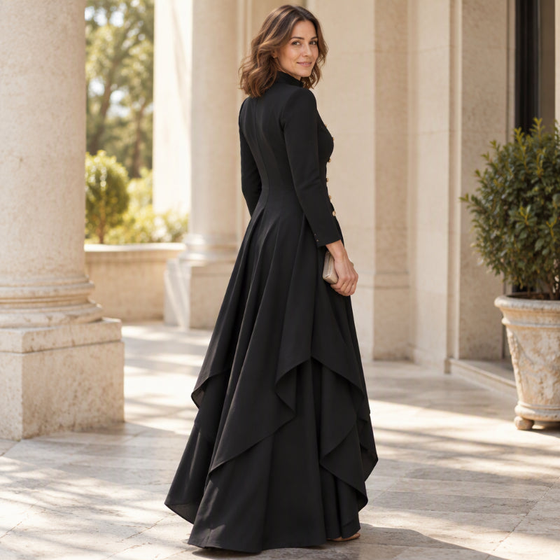 💖Oferta Incrível da Black Friday – 50% de desconto!💖💜Frete Grátis🖤Conjunto Feminino Elegante de Casaco Longo e Calças de Perna Larga