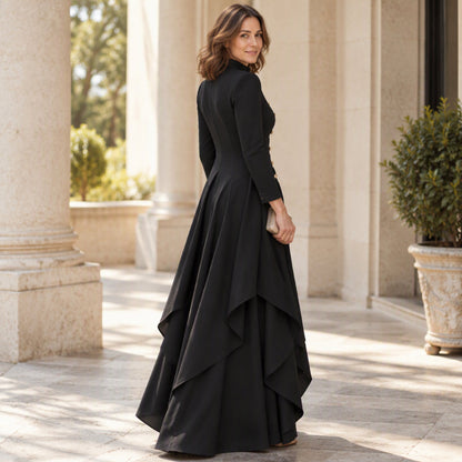 💖Oferta Incrível da Black Friday – 50% de desconto!💖💜Frete Grátis🖤Conjunto Feminino Elegante de Casaco Longo e Calças de Perna Larga