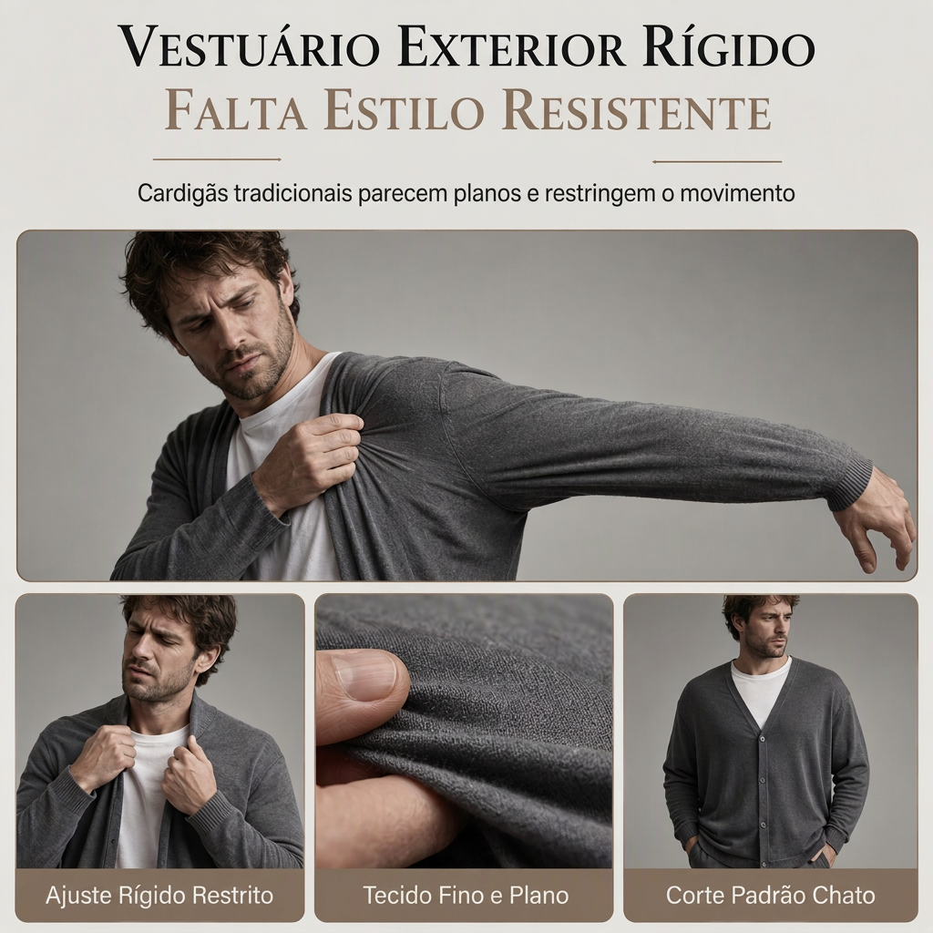 Conjunto de 3 Peças: Calça Longa, Blusa Base e Calças