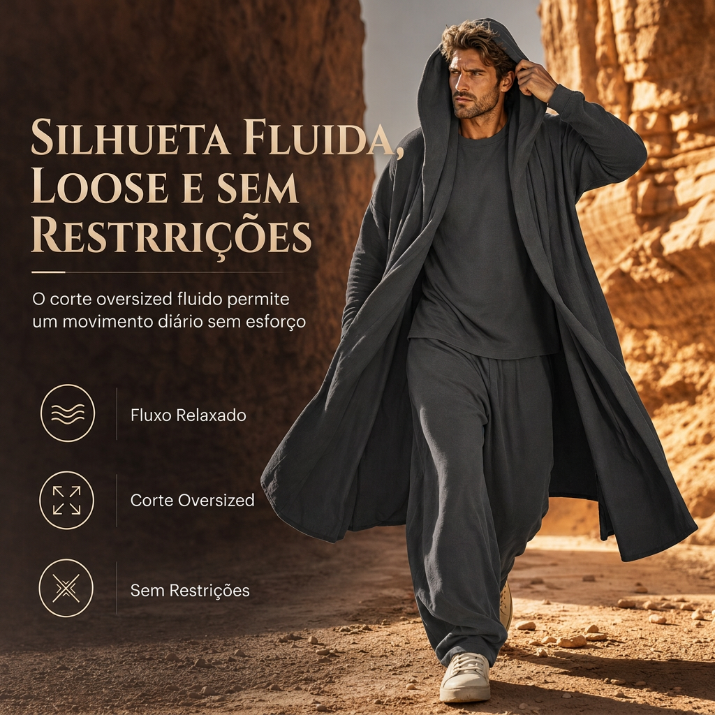 Conjunto de 3 Peças: Calça Longa, Blusa Base e Calças