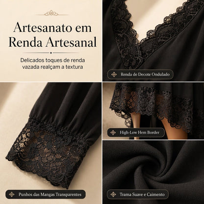 🍂 Vestido clássico feminino para uso diário ✨ – Estilo outonal sem esforço