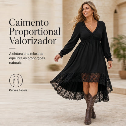 🍂 Vestido clássico feminino para uso diário ✨ – Estilo outonal sem esforço