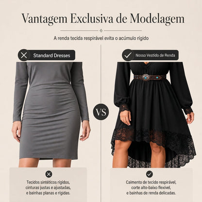 🍂 Vestido clássico feminino para uso diário ✨ – Estilo outonal sem esforço