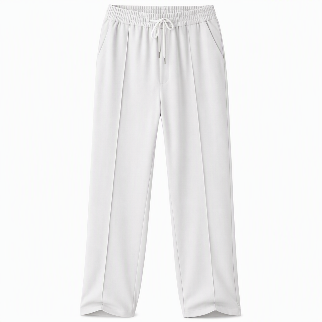 Calças esportivas masculinas de corte casual e solto