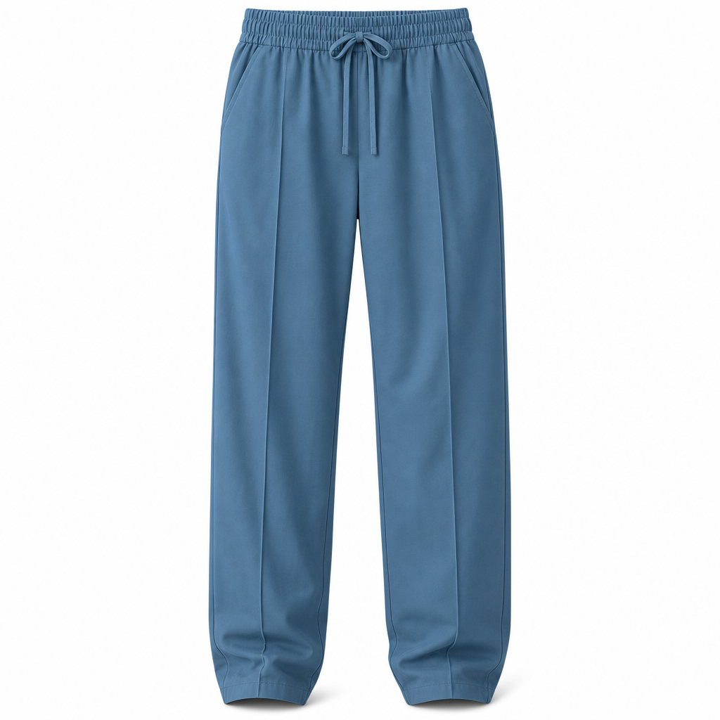 Calças esportivas masculinas de corte casual e solto